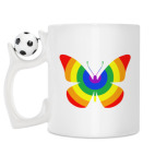 Кружка с футбольным мячиком