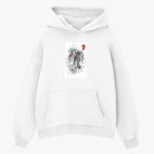 Толстовка худи оверсайз