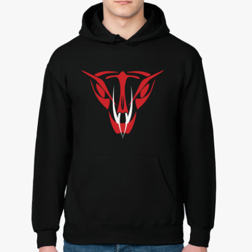 Толстовка худи Череп змеи тату