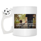 Кружка с футбольным мячиком