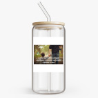 Банка с бамбуковой крышкой