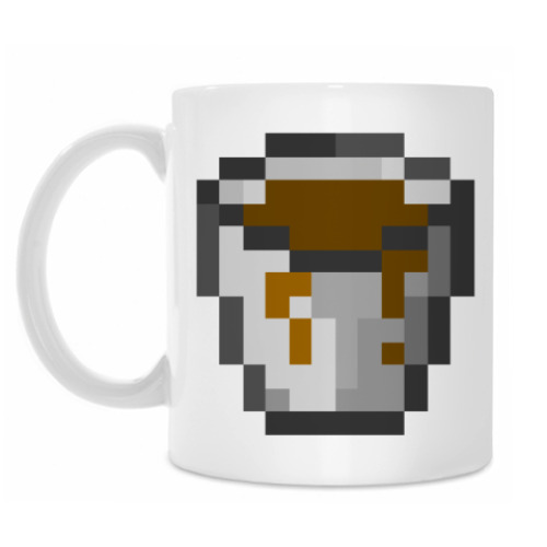 Кружка с принтом 'Кофе Minecraft'