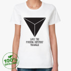 Женская футболка органик