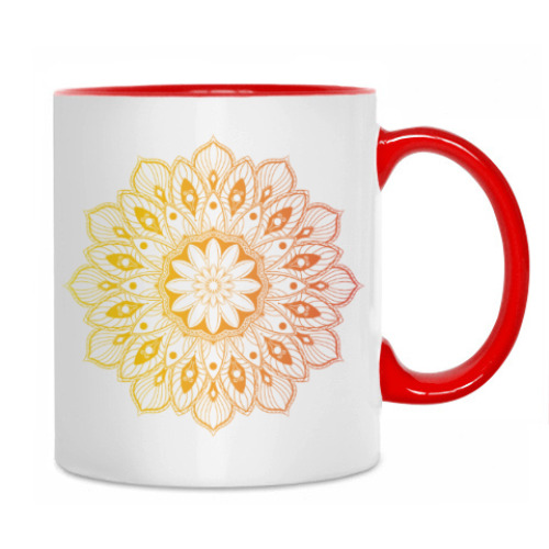 Кружка с принтом Узор, паттерн