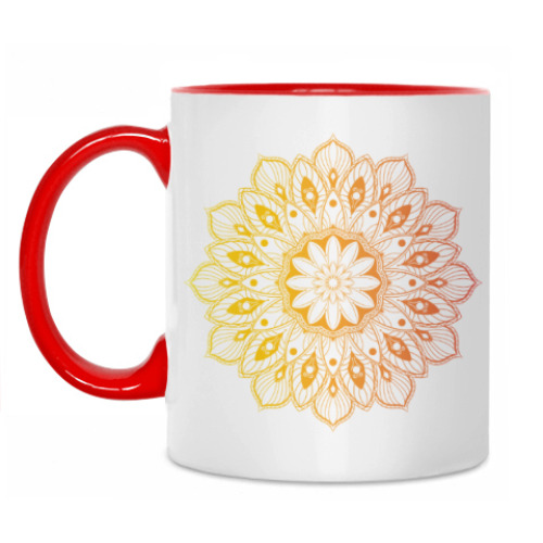 Кружка с принтом Узор, паттерн