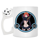 Кружка с футбольным мячиком