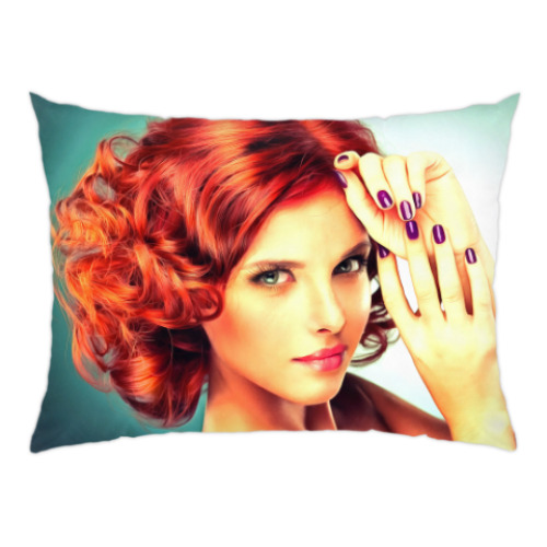 Подушка с принтом Модель
