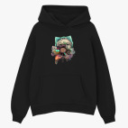 Толстовка худи оверсайз