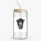 Банка с бамбуковой крышкой