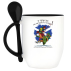 Кружка с ложкой