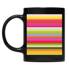 Кружка цветная UV-DTF