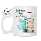 Кружка с футбольным мячиком