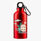 Металлическая бутылка 400 мл UV-DTF