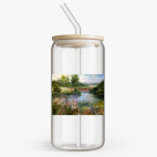 Банка с бамбуковой крышкой