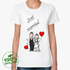 Женская футболка органик