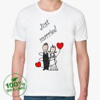 Мужская футболка органик