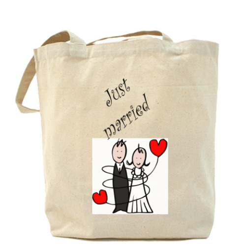 Сумка шоппер just married
