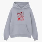 Толстовка худи оверсайз