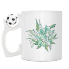 Кружка с футбольным мячиком