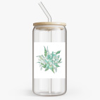 Банка с бамбуковой крышкой