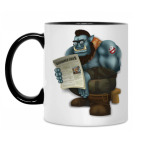 Кружка двухцветная