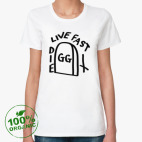 Женская футболка органик