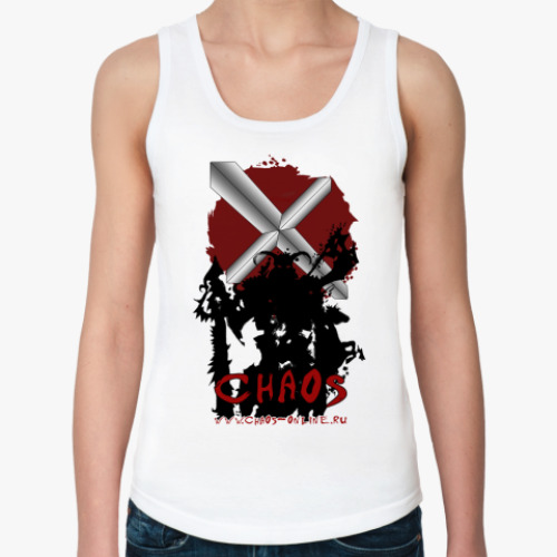 Женская майка с принтом Chaos