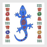 ящерица из Африки