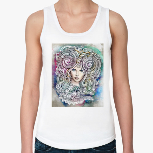 Женская майка с принтом 'Овен'