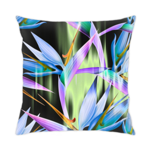 Подушка с принтом Цветы