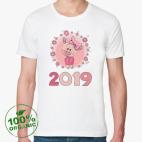 Мужская футболка органик