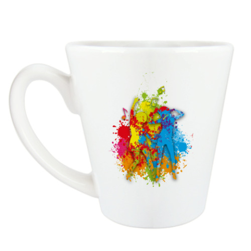 Чашка Латте с принтом Dance