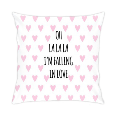 Подушка Влюблен/Влюблена лалала
