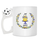 Кружка с футбольным мячиком