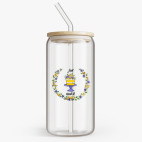 Банка с бамбуковой крышкой