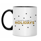 Кружка двухцветная