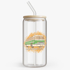 Банка с бамбуковой крышкой