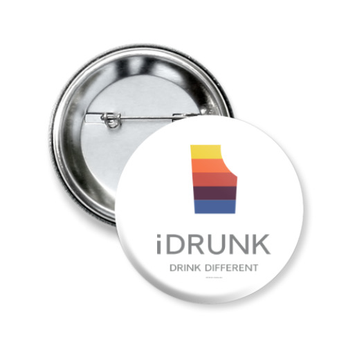 Значок 50мм iDrunk