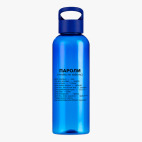 Прозрачная спортивная бутылка