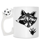 Кружка с футбольным мячиком