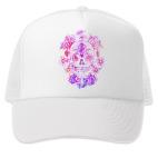 Череп акварельный