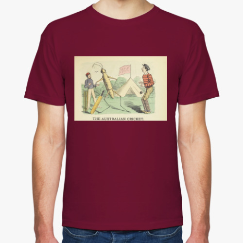 Футболка Игра в крикет (винтаж)