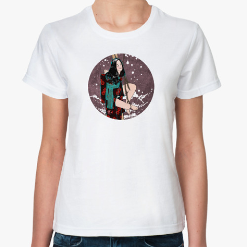 Классическая футболка с принтом Шибари Tsuri