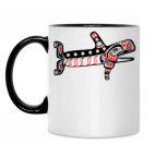 Кружка двухцветная