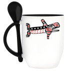 Кружка с ложкой