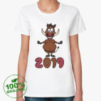 Женская футболка органик