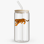 Банка с бамбуковой крышкой