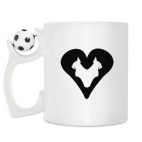 Кружка с футбольным мячиком