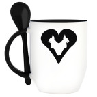 Кружка с ложкой