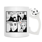 Кружка с футбольным мячиком